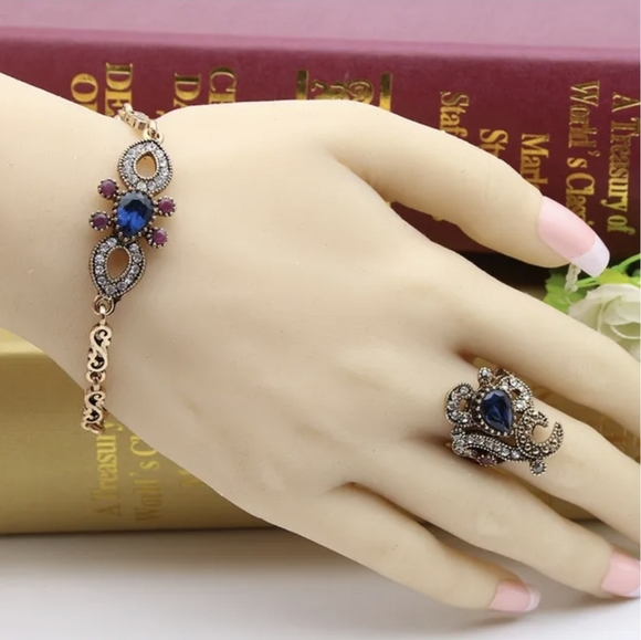 Turkish Vintage Style Jewelry Set for Women,NEW,3Pcs,Antique,WeddingHandmadeGift - Picture 16 of 16